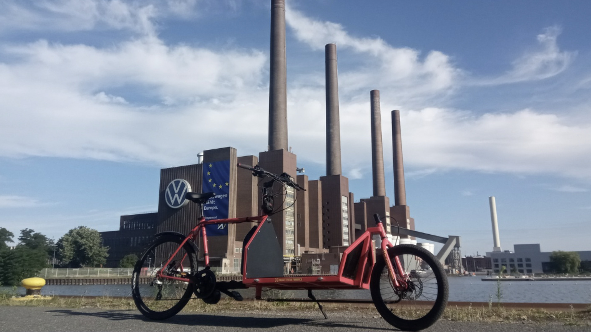 Fahrrad vor VW-Werk